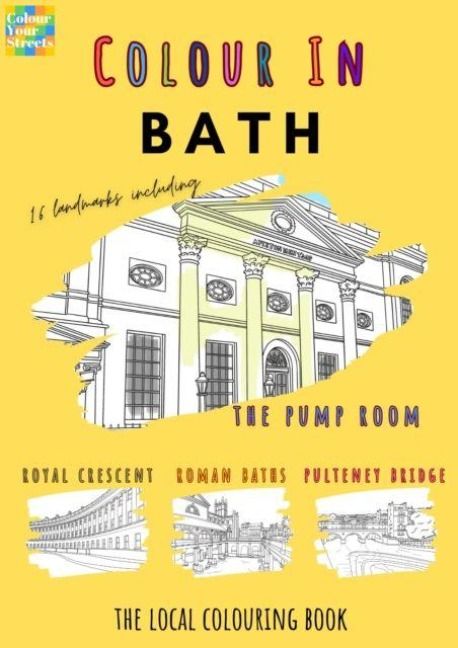 Produktbild: Bath Colouring Book (A4)