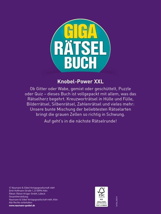 Produktbild: Giga-R&auml;tselbuch 8