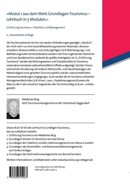 Produktbild: Einf&uuml;hrung Tourismus