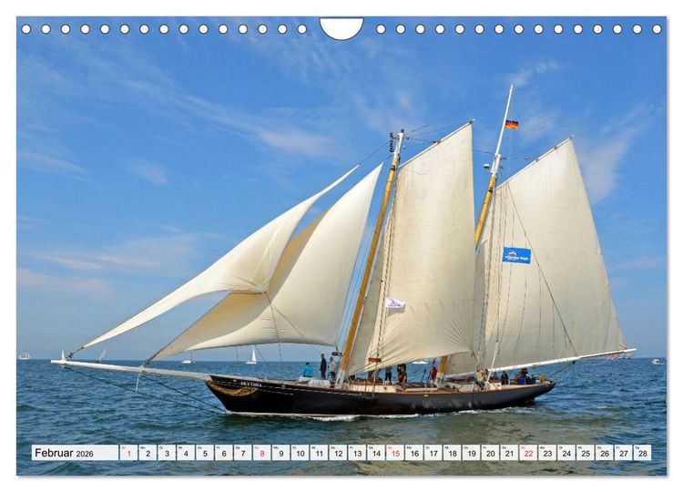 Produktbild: Die HANSE SAIL Das gro&szlig;e Seglertreffen in Rostock (Wandkalender 2026 DIN A4 quer), CALVENDO Monatskalender
