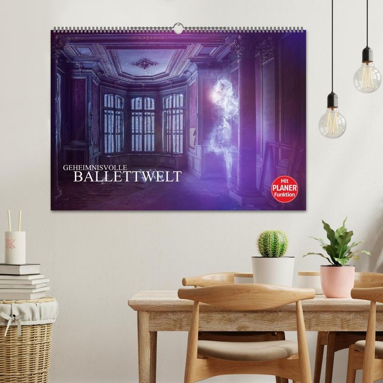 Produktbild: Geheimnisvolle Ballettwelt (Wandkalender 2026 DIN A2 quer), CALVENDO Monatskalender