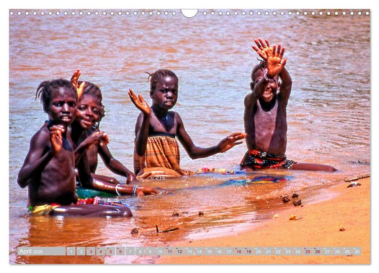 Produktbild: Kinderaugen aus Afrika (Wandkalender 2026 DIN A3 quer), CALVENDO Monatskalender