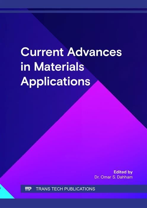 Produktbild: Current Advances in Materials Applications
