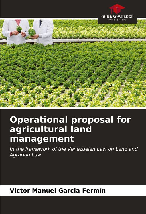 Produktbild: Operational proposal for agricultural land management