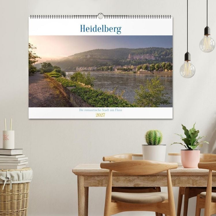 Produktbild: Heidelberg - Die romantische Stadt am Fluss (Wandkalender 2027 DIN A2 quer), CALVENDO Monatskalender