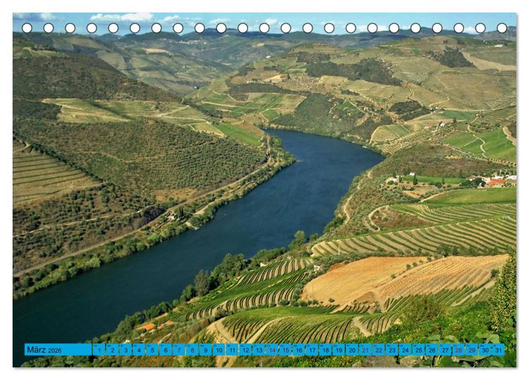 Produktbild: Eine Reise durch Portugal (Tischkalender 2026 DIN A5 quer), CALVENDO Monatskalender