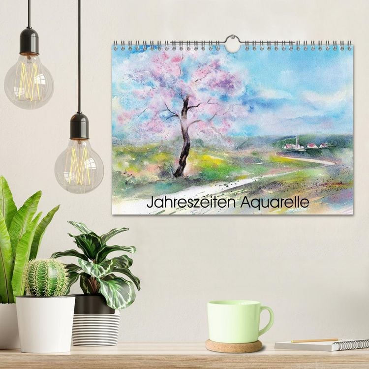 Produktbild: Jahreszeiten Aquarelle (Wandkalender 2026 DIN A4 quer), CALVENDO Monatskalender