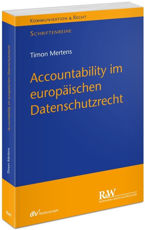 Produktbild: Accountability im europäischen Datenschutzrecht