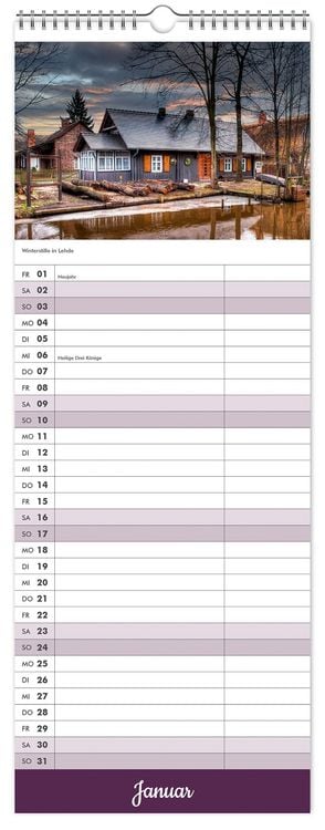 Produktbild: K&uuml;chenkalender Spreewald 2027 NEU! inkl. Rezepte