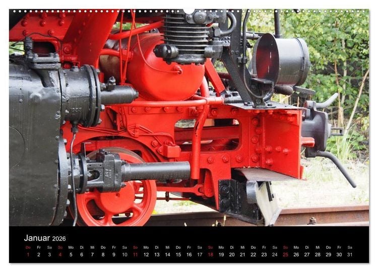 Produktbild: Ein Jahr mit der Schmalspurbahn aus Zittau (Wandkalender 2026 DIN A2 quer), CALVENDO Monatskalender