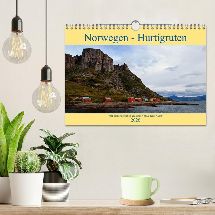 Produktbild: Norwegen - Hurtigruten (Wandkalender 2026 DIN A4 quer), CALVENDO Monatskalender