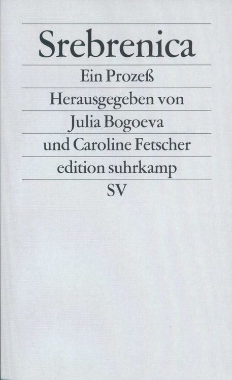 Produktbild: Srebrenica. Ein Proze&szlig;