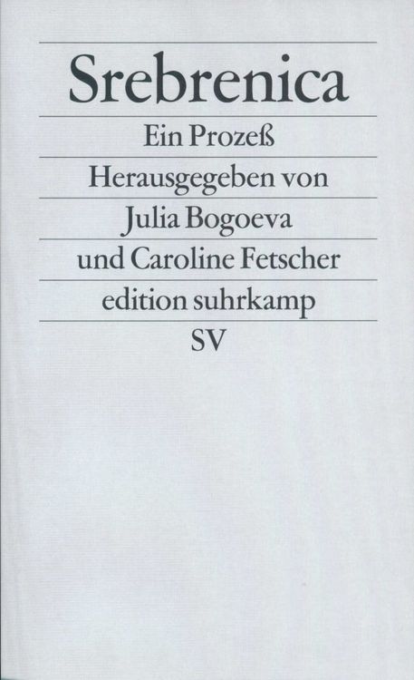 Produktbild: Srebrenica. Ein Proze&szlig;