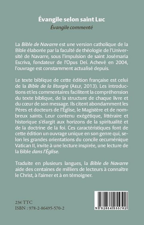 Produktbild: Evangile selon saint luc evangile
