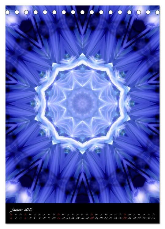 Produktbild: Mandala - Esoterik & Meditation (Tischkalender 2026 DIN A5 hoch), CALVENDO Monatskalender