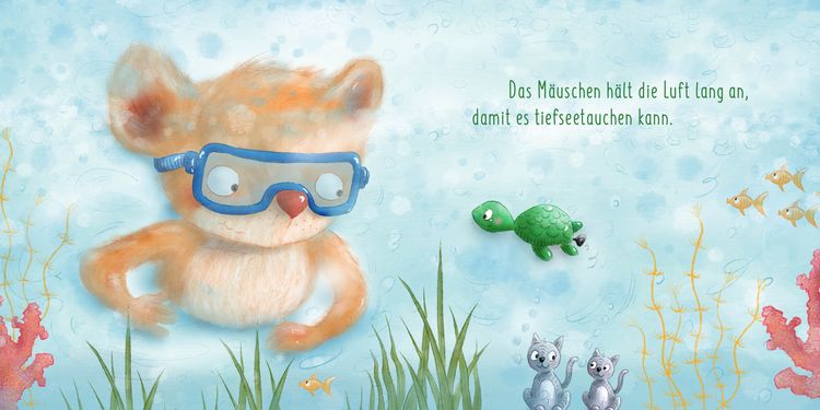 Produktbild: Das Picobello-M&auml;uschen - Nach dem Baden sieht die Maus wieder picobello aus (Pappbilderbuch)