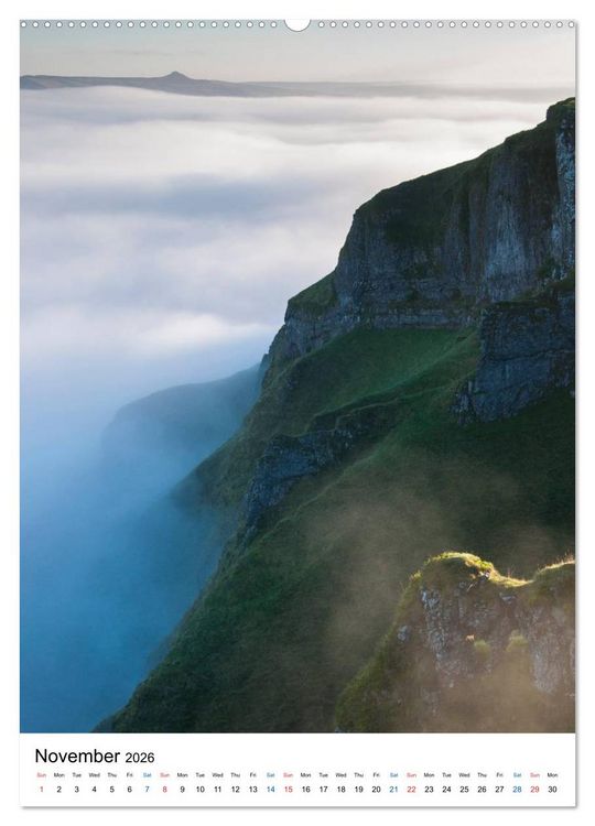 Produktbild: Scenes from the Peak District (High Quality Premium Wall Calendar 2026 DIN A2 portrait),CALVENDO 12 Month Wall Calendar