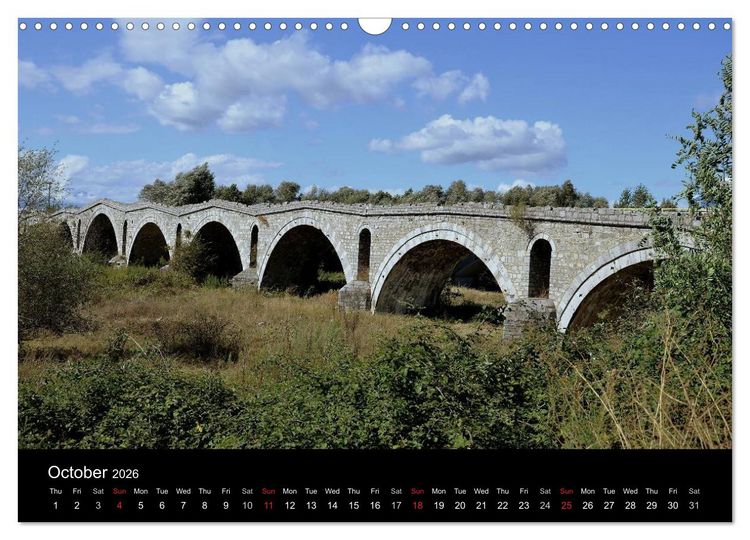 Produktbild: Monuments of Kosovo 2026 (Wall Calendar 2026 DIN A3 landscape), CALVENDO 12 Month Wall Calendar