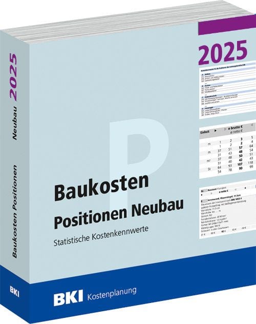Produktbild: BKI Baukosten Neubau 2025 - Teil 3 Positionen