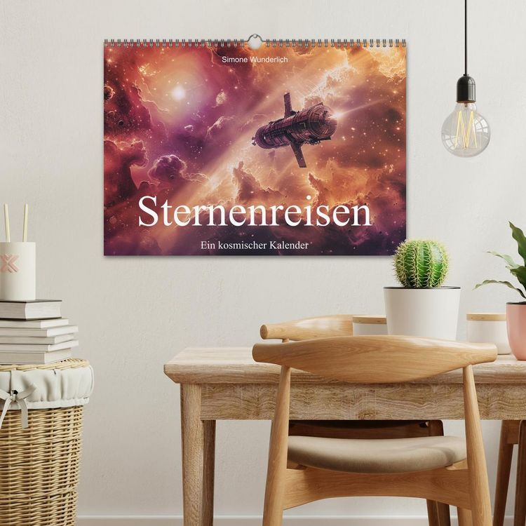 Produktbild: Sternenreisen - Ein kosmischer Kalender (Wandkalender 2026 DIN A3 quer), CALVENDO Monatskalender