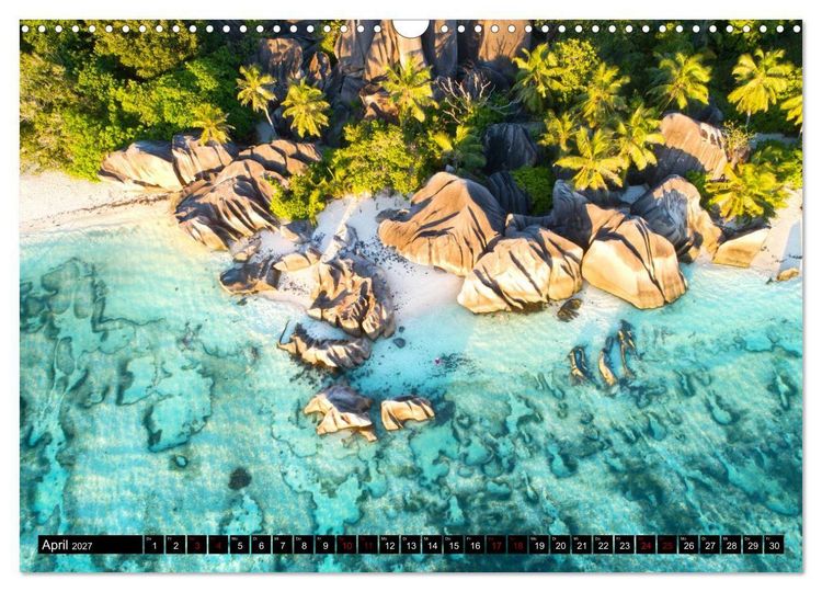 Produktbild: Seychellen Inselblicke (Wandkalender 2027 DIN A3 quer), CALVENDO Monatskalender