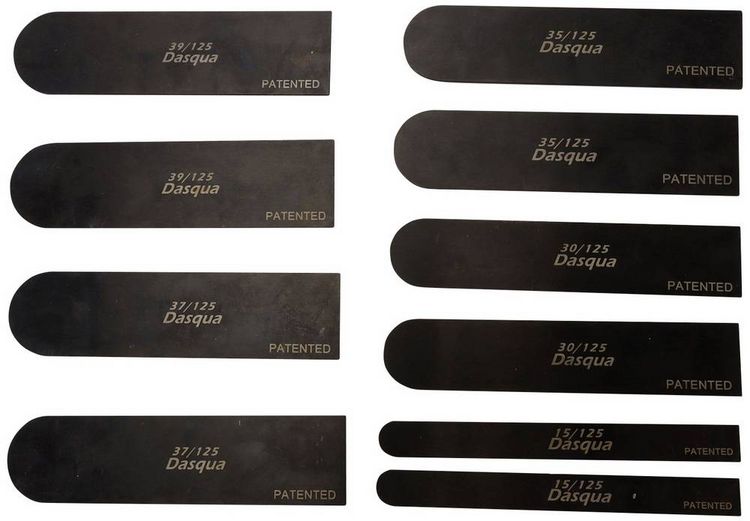Produktbild: Dasqua 1801-0115-A Premium-Magnet-Parallel-Set mit Griff Produktabmessung, L&auml;nge: 150mm