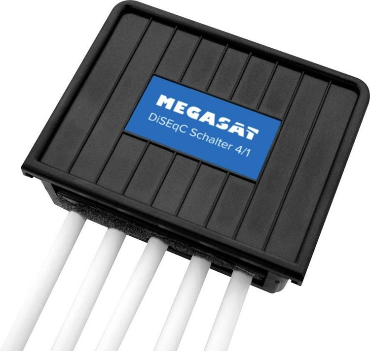 Produktbild: MegaSat DiSEqC 4/1 Pro DiSEqC-Schalter 4 (4 SAT/0 terrestrisch) Teilnehmer-Anzahl: 1