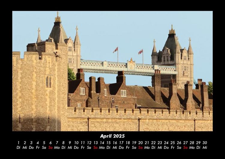 Produktbild: London 2025 Fotokalender DIN A3