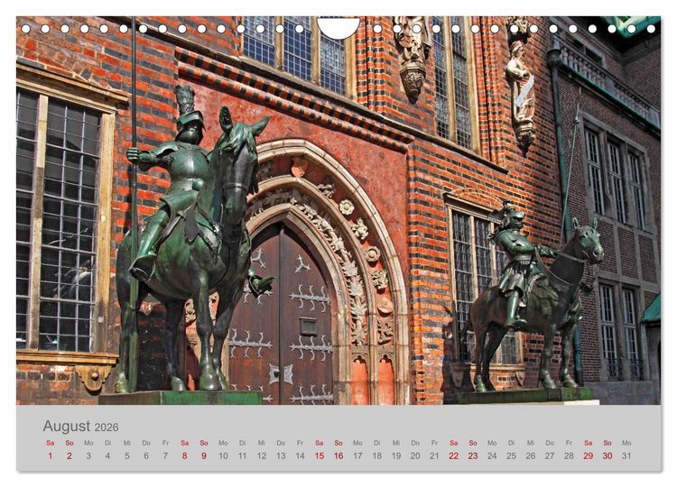 Produktbild: Hansestadt Bremen (Wandkalender 2026 DIN A4 quer), CALVENDO Monatskalender