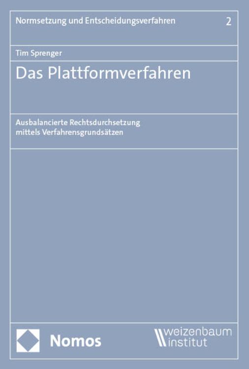 Produktbild: Das Plattformverfahren