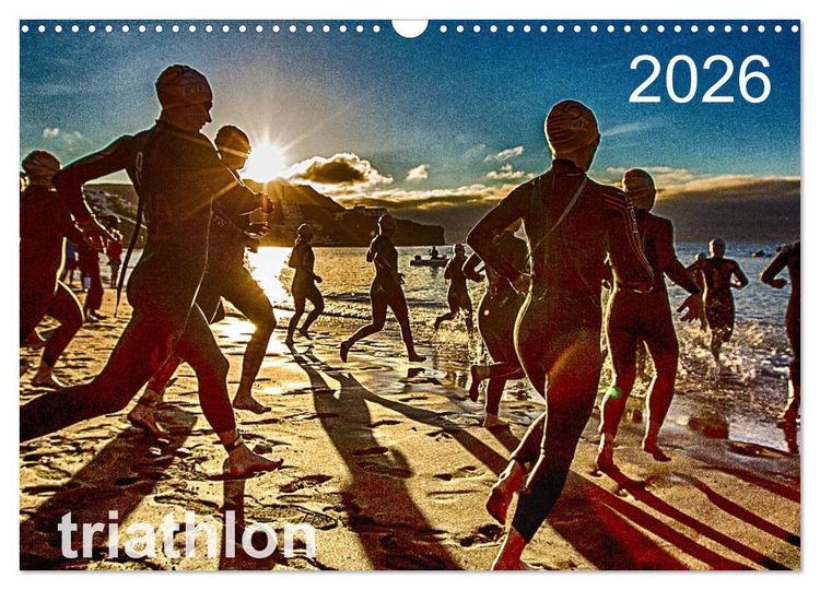 Produktbild: TRIATHLON 2026 (Wandkalender 2026 DIN A3 quer), CALVENDO Monatskalender