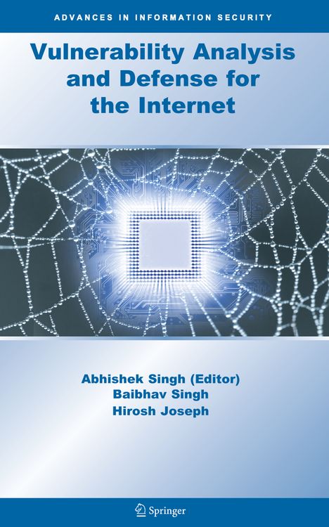 Produktbild: Vulnerability Analysis and Defense for the Internet