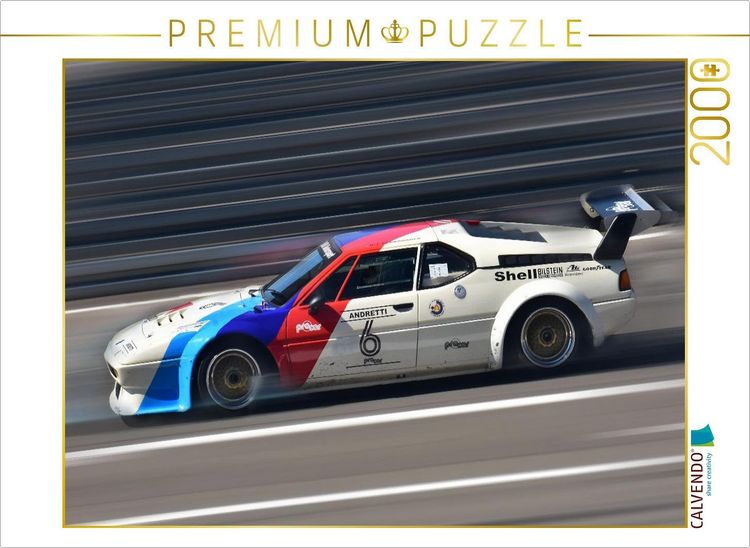 Produktbild: CALVENDO Puzzle BMW M1 - Im Motorsport der fr&uuml;hen 1908er Jahre eingesetzt | 2000 Teile Lege-Gr&ouml;&szlig;e 90x67cm Foto-Puzzle f&uuml;r gl&uuml;ckliche Stunden