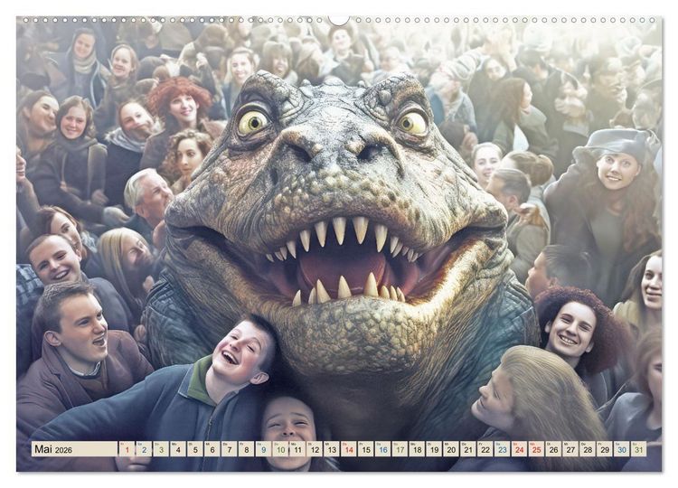 Produktbild: Gutm&uuml;tige Giganten &ndash; Humorbilder (Wandkalender 2026 DIN A2 quer), CALVENDO Monatskalender