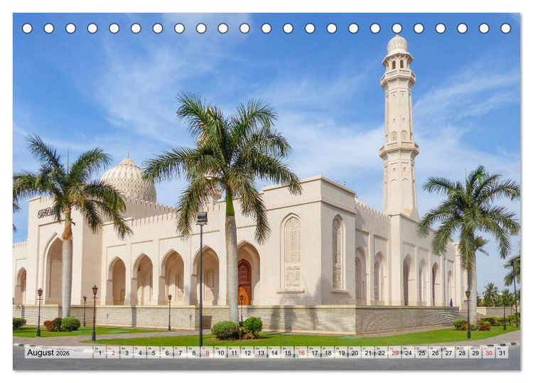 Produktbild: Oman - Impressionen (Tischkalender 2026 DIN A5 quer), CALVENDO Monatskalender