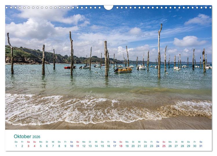 Produktbild: Smaragdk&uuml;ste C&ocirc;te d'&Eacute;meraude. Der malerische Norden der Bretagne (Wandkalender 2026 DIN A3 quer), CALVENDO Monatskalender