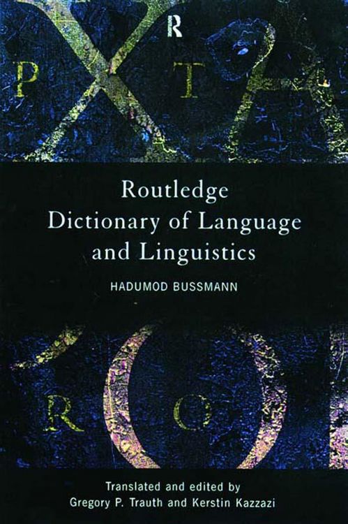 Produktbild: Routledge Dictionary of Language and Linguistics