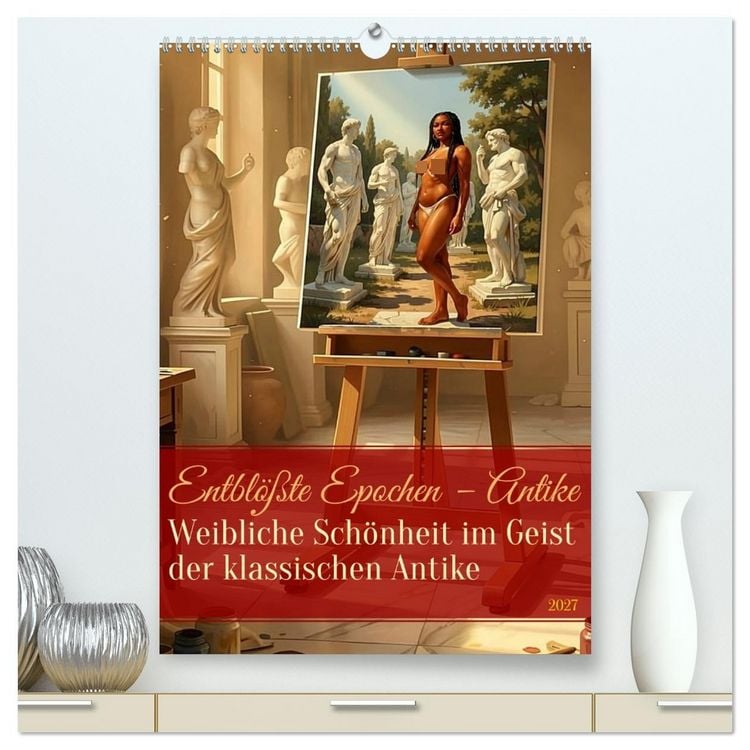 Produktbild: Entbl&ouml;&szlig;te Epochen &ndash; Antike (hochwertiger Premium Wandkalender 2027 DIN A2 hoch), Kunstdruck in Hochglanz