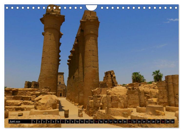 Produktbild: Zwischen Luxor und Qena - antikes &Auml;gypten am Nil (Wandkalender 2026 DIN A4 quer), CALVENDO Monatskalender