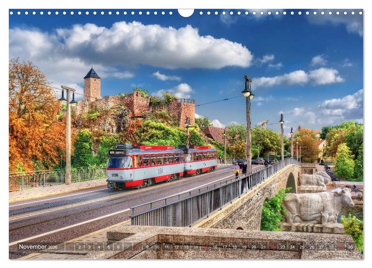 Produktbild: Halle an der Saale - Stadtansichten (Wandkalender 2026 DIN A3 quer), CALVENDO Monatskalender