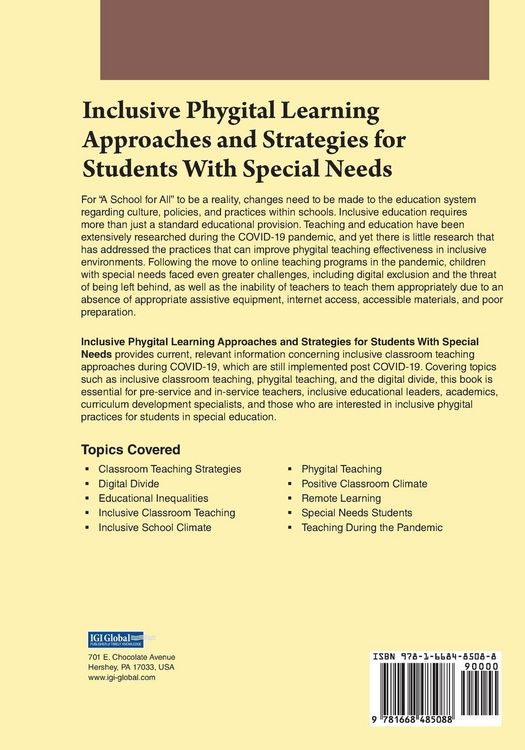 Produktbild: Inclusive Phygital Learning Approaches and Strategies for Students With Special Needs