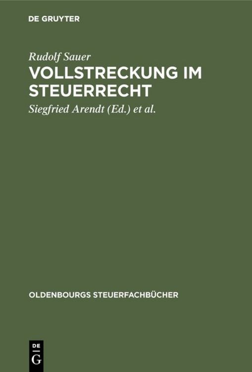 Produktbild: Vollstreckung im Steuerrecht