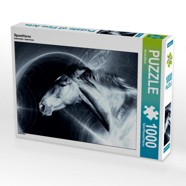 Produktbild: CALVENDO Puzzle SpaceHorse | 1000 Teile Lege-Gr&ouml;&szlig;e 64x48cm Foto-Puzzle f&uuml;r gl&uuml;ckliche Stunden