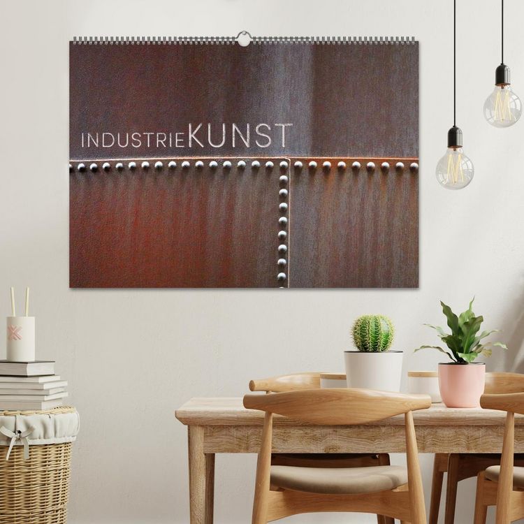 Produktbild: INDUSTRIEKUNST (Wandkalender 2026 DIN A2 quer), CALVENDO Monatskalender