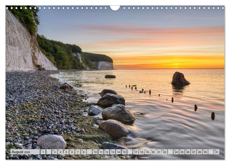 Produktbild: Wundersch&ouml;ne Ostsee - Traumhafte Stimmungen entlang der K&uuml;ste (Wandkalender 2026 DIN A3 quer), CALVENDO Monatskalender