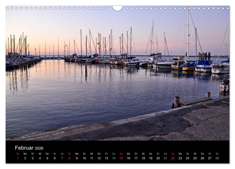 Produktbild: Warnem&uuml;nde - Maritime Landschaften (Wandkalender 2026 DIN A3 quer), CALVENDO Monatskalender