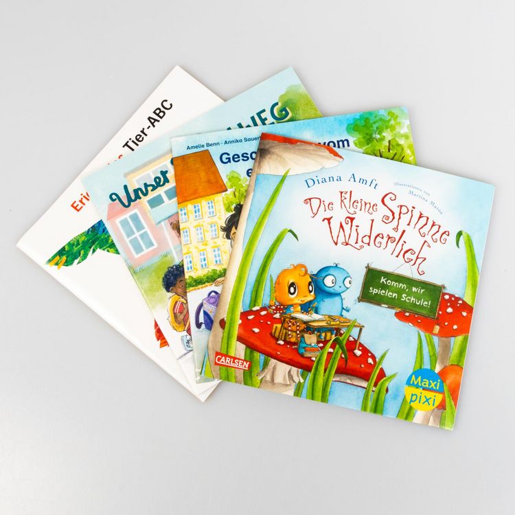 Produktbild: Maxi-Pixi-4er-Set 109: Komm mit in die Schule! (4x1 Exemplar)