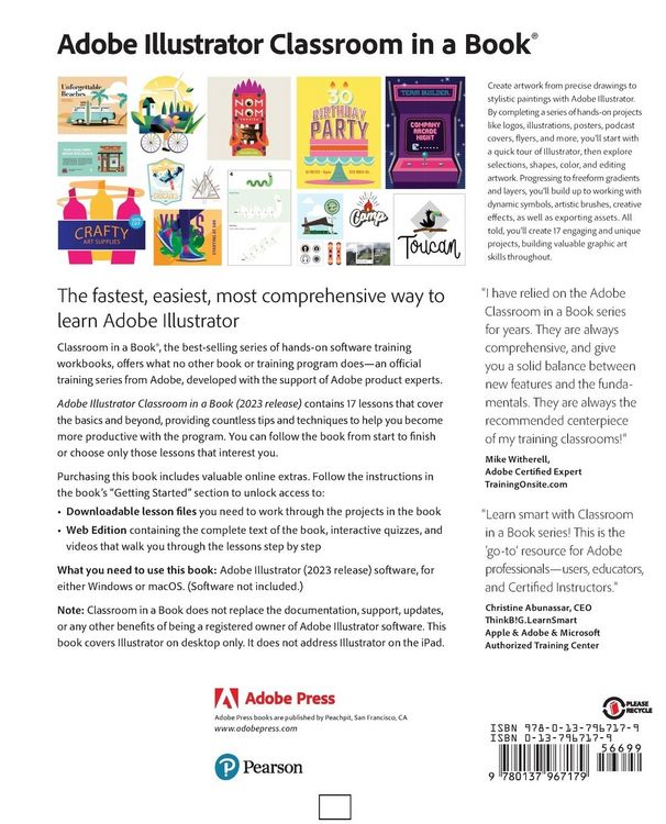 Produktbild: Adobe Illustrator Classroom in a Book (2023 Release)