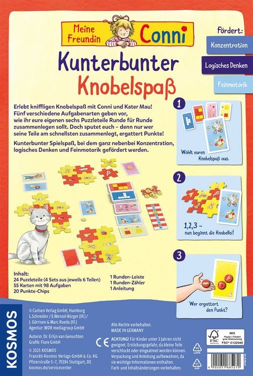 Produktbild: Conni - Kunterbunter Knobelspa&szlig;