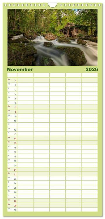 Produktbild: Familienplaner 2026 - Berchtesgadener Land mit 5 Spalten (Wandkalender, 21 x 45 cm) CALVENDO